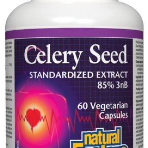 What are the health benefits of celery seeds, lysine, and multivitamins?
