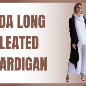 Eda Long Pleated Cardiga