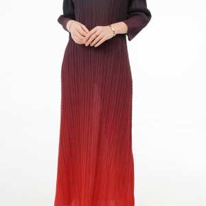 Ombre 3_4 Sleeve Dress