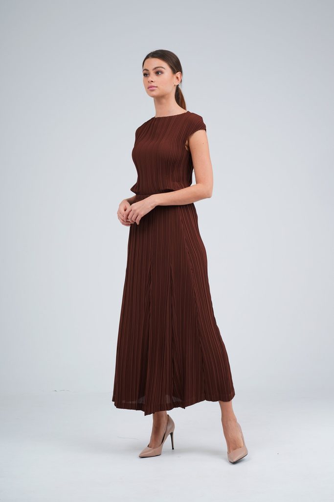 Emmy A-Line Pleated Skirt