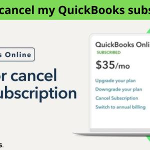 How can I cancel my QuickBooks subscription?