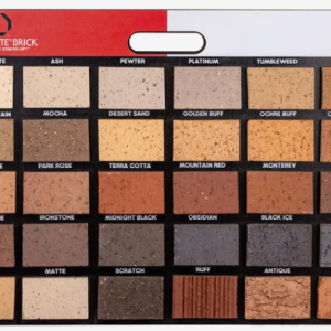 Clear Brick Sample Boards to Help Clients Choose the Perfect Materials