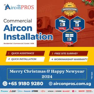 Best Commercial Aircon installation in Singapore