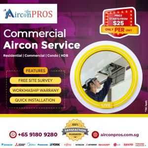 Best Commercial Aircon servicing in Singapore