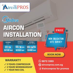 Midea Aircon Installation