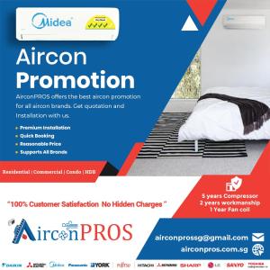 Midea  Aircon Promotion 2022