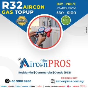 R32 Aircon gas top-up
