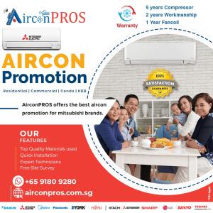 Best Mitsubishi Aircon Promotion company in Singapore