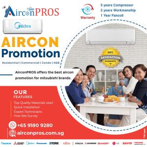 Best Midea Aircon Promotion company in Singapore