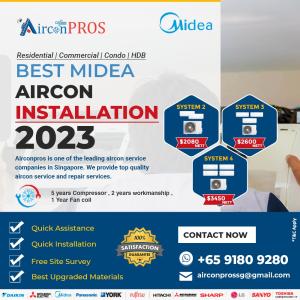 Business Midea Aircon Installation 2023