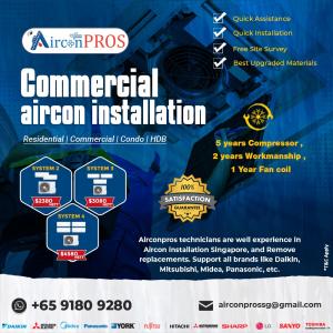 Best Commercial Aircon installation Singapore