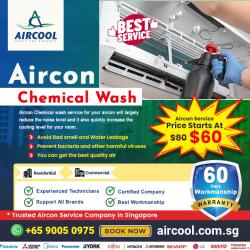 What is an air con chemical wash?