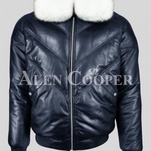 Time to refurbish your closet with men’s leather bomber jackets!