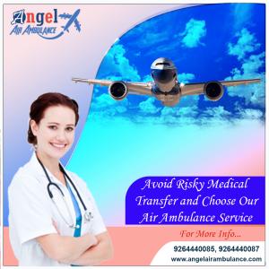 Take the Advantageous Air Medical Transportation Offered by Angel Air Ambulance Service in Guwahati 