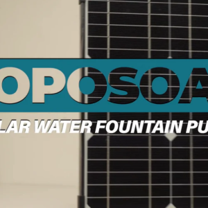 Enhance Your Garden with Poposoap: The Ultimate Solar Water Fountain Pump!