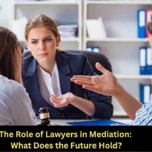 THE ROLE OF LAWYERS IN MEDIATION: WHAT DOES THE FUTURE HOLD?