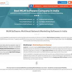 The Advantage of Using Readymade php MLM script Chennai