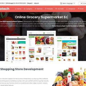                        Php readymade Grocery store script