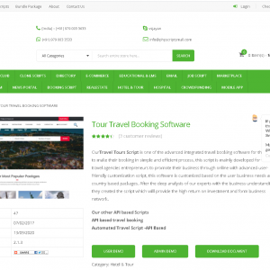                  Readymade Tour Travel Booking Software script
