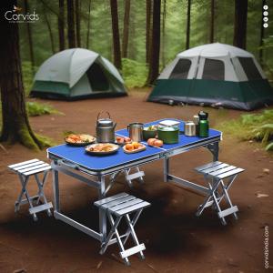 The Ultimate Guide to Camping Tables from Corvids India: Comfort, Durability, and Versatility