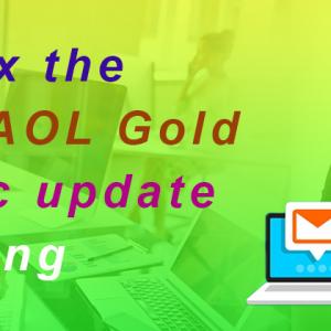 How to fix the issue of AOL Gold automatic update not working