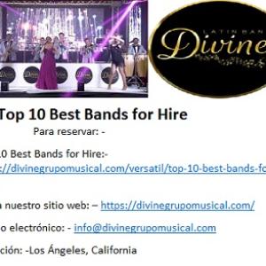 Divine ofrece latin Top 10 Best Bands for Hire Los Angeles.