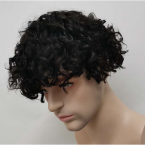 Achieve a high end hair look with Lavivid men curly hair toupee