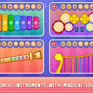 Kids Piano: Animal Sounds & Musical Instruments