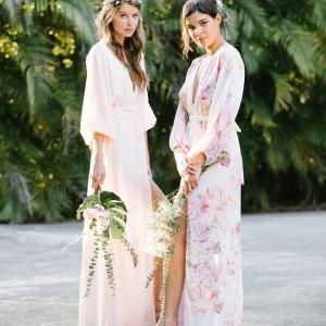 Heartfelt Hours You’ll Treasure with These Floral Getting Ready Robes & Photos