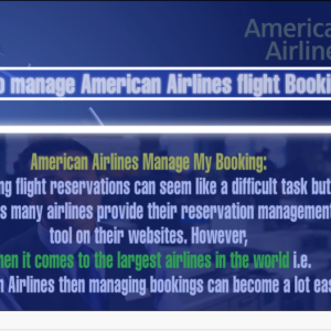How to manage American Airlines flight Booking – Aviationrepublic