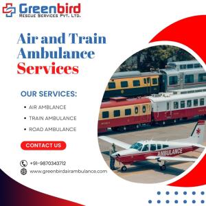 Organized within the Shortest Time at Greenbird Air and Train Ambulance Services in Kolkata