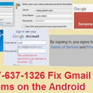 +1-877-637-1326 Fix Gmail sync problems on the Android 