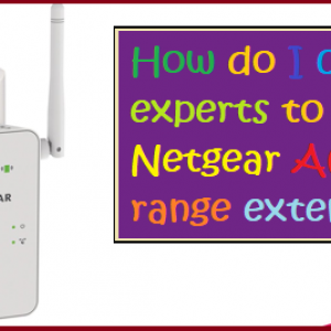 How do I contact the experts to setup Netgear AC1200 WiFi range extender ex6150