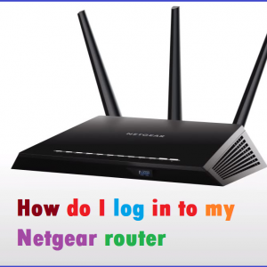 How do I log in to my Netgear router