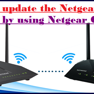 How do I update the Netgear router firmware by using Netgear Genie