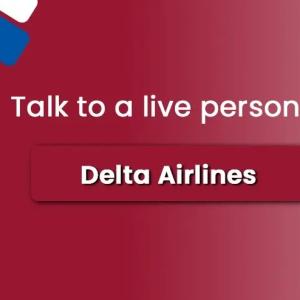 How to connect to a person at delta airlines ?