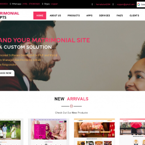 Designing a Matrimonial Website using readymade php matrimonial script 
