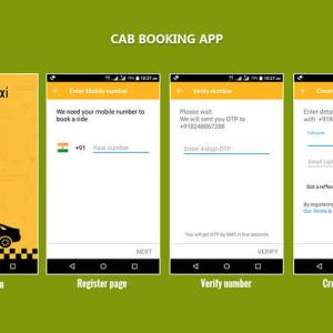 Cab Booking Android Application :