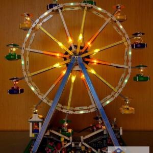 LED light LEGO 10247 Ferris wheel brick kit