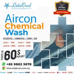 Does chemical wash clean the evaporator coil?