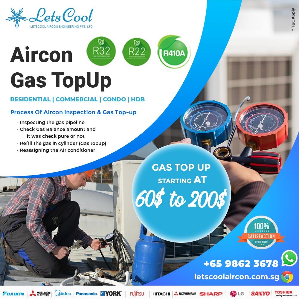 What Is the Difference Between Aircon Gas Top-Up and Gas Leak Repair?