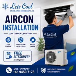 Which company provides condo aircon installation in Singapore?
