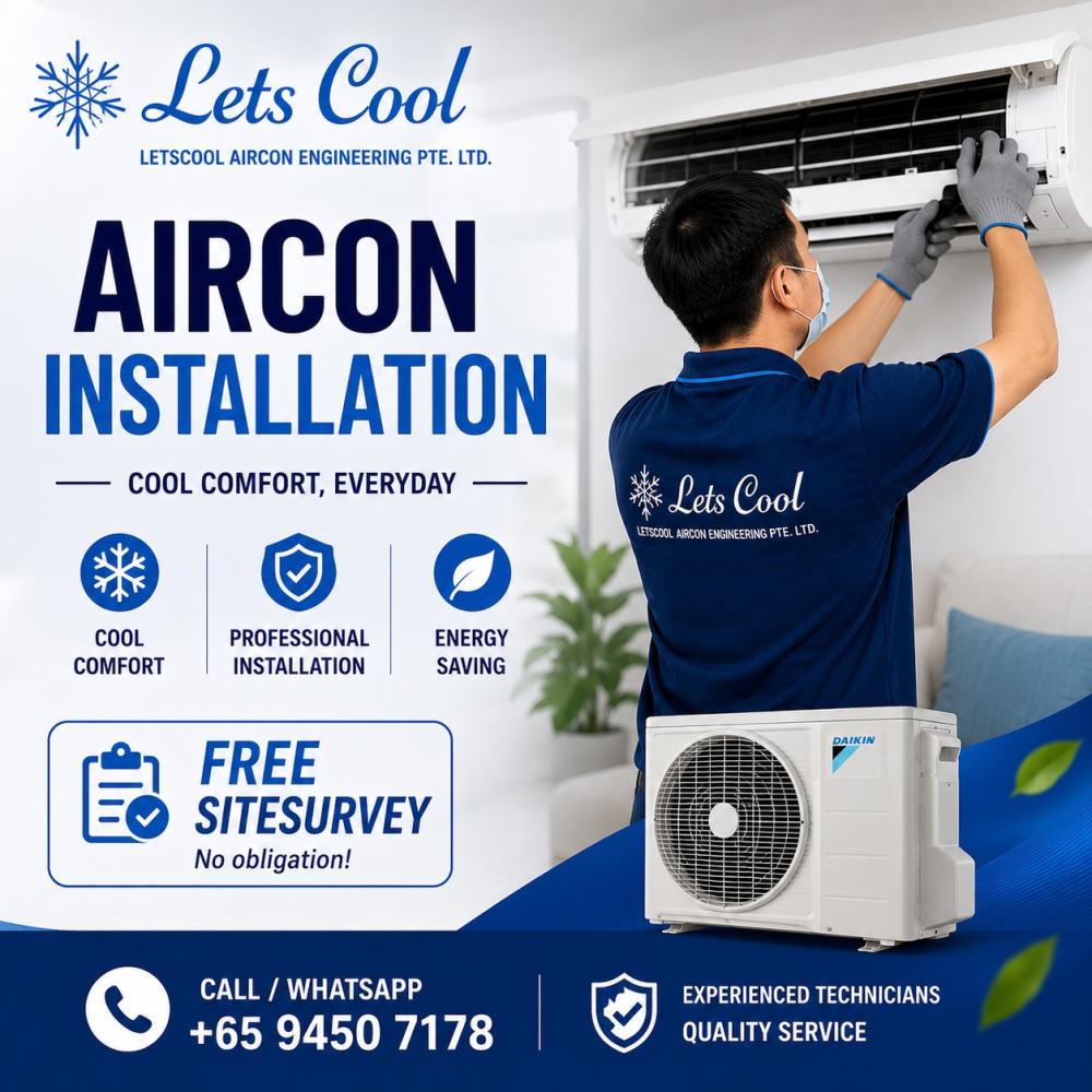 Which company provides condo aircon installation in Singapore?