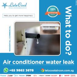 Can low refrigerant cause water leaking?