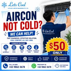 How long does it take to fix an aircon that is not cold?