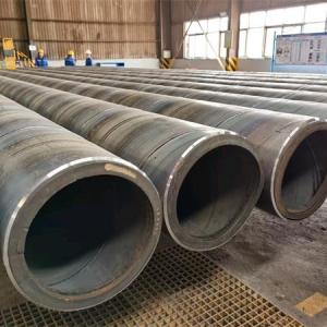 Misalignment of thick-walled spiral steel pipe