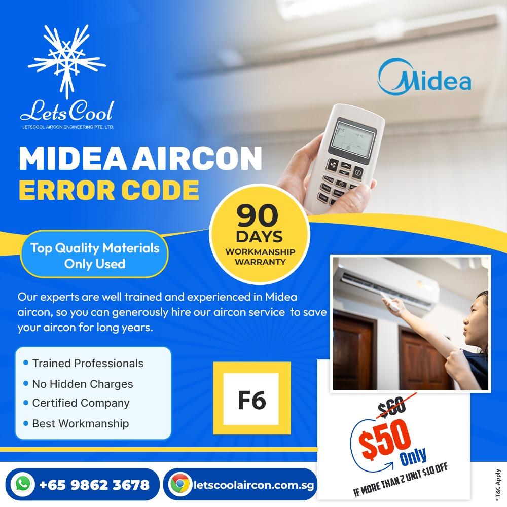 Midea Aircon Error Codes Explained