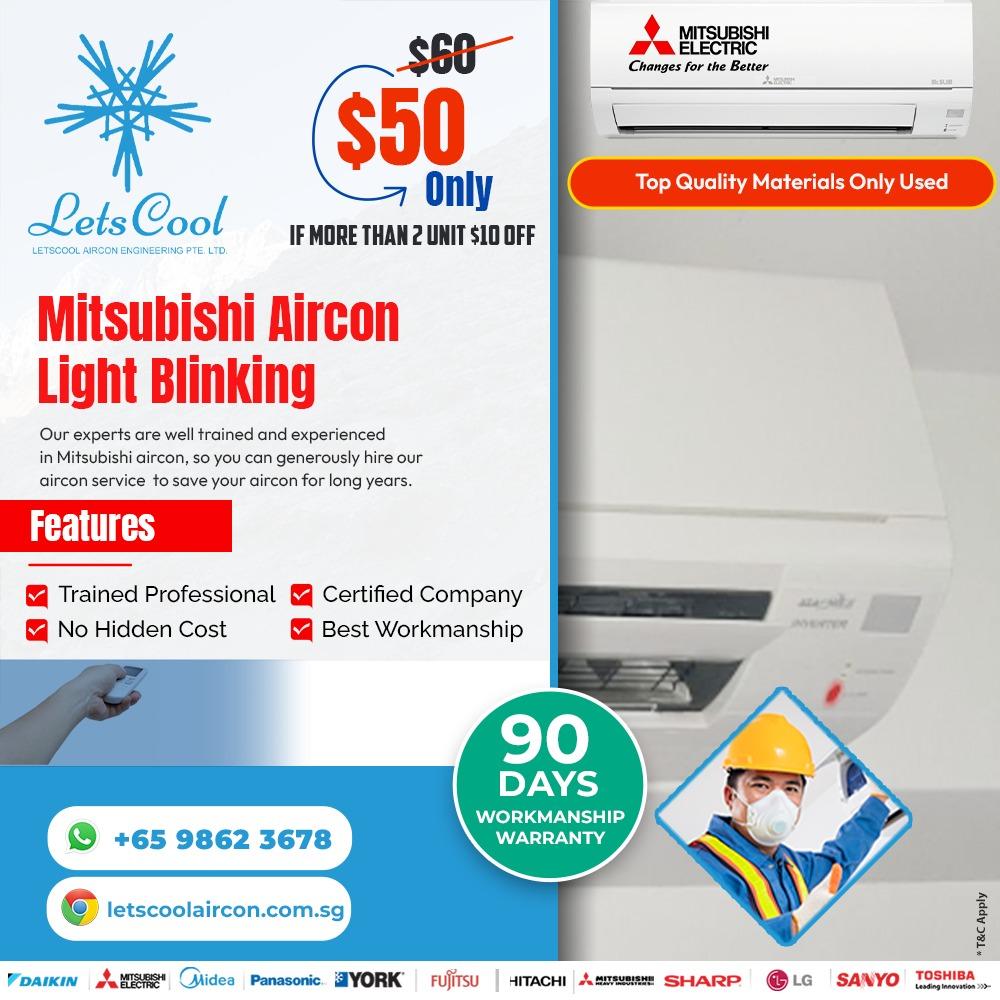 Mitsubishi Aircon Timer Light Blinking: Causes &amp; Solutions