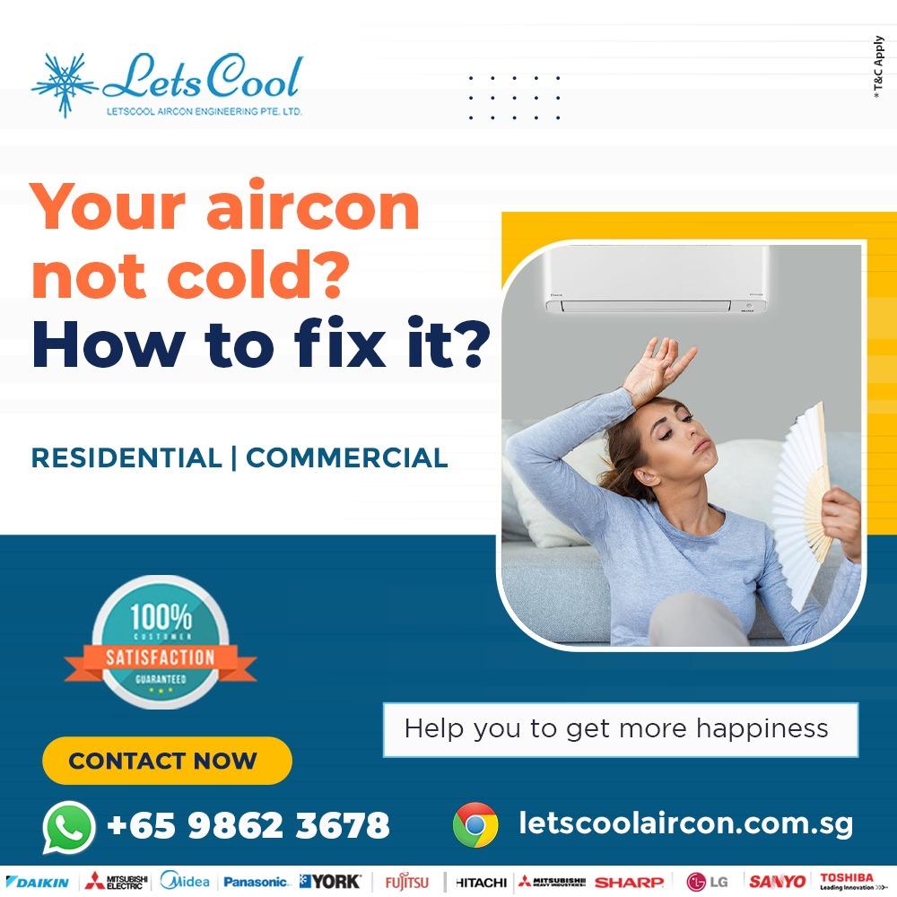 Should I repair or replace an aircon that is not cold?