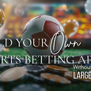 Is It Possible to Build Your Own Sports Betting App Without a Large Team?